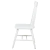 Coaster Fine Furniture 122502WHT Andrews - Windsor Spindle Back Dining Side Chair (Set of 2) - White