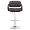 CoasterEssence 102556 Brandi - Adjustable Bar Stool - Chrome And Brown