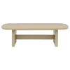 Coaster Fine Furniture 706588 Kailani - Coastal Rectangular Cocktail Coffee Table - Beige Oak