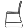 CoasterEssence 192062 Jerome - Woven Rope Stackable Side Chair (Set of 2) - Charcoal