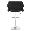 CoasterEssence 102555 Brandi - Adjustable Bar Stool - Black And Chrome