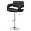 CoasterEssence 102555 Brandi - Adjustable Bar Stool - Black And Chrome