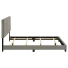 Coaster Fine Furniture 300851Q Dorian - Fabric Upholstered Queen Panel Bed - Taupe