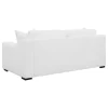 CoasterElevations 509891-S2 Ashlyn - 2 Piece Upholstered Sloped Arm Sofa Set - White