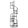 CoasterEssence 805675 Roseglen - 8-Shelf Staircase Bookshelf - Rustic Brown