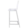 CoasterEssence 100295 Juelia - Bar Stools (Set of 2) - Chrome And Clear Acrylic