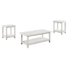 Coaster Fine Furniture 710558-S3A Payne - 3 Piece Coffee And End Table Set - Distressed White