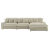 Coaster Fine Furniture 509899-SET Blaine - Upholstered Reversible Chaise Sectional Sofa - Sand