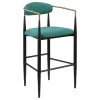 Coaster Fine Furniture 121188 Tina - Fabric Upholstered Bar Chair (Set of 2) - Green
