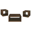 Coaster Fine Furniture 710508-S3 Frisco - 3 Piece Coffee And End Table Set - Dark Pine