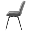 CoasterEssence 193312 Diggs - Upholstered Swivel Dining Side Chair (Set of 2) - Gray