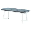 CoasterElevations 109453 Beaufort - Velvet Upholstered Dining Bench - Steel Gray
