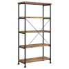 CoasterEveryday 801542 Analiese - 4-Shelf Bookshelf - Rustic Nutmeg