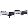 CoasterEveryday 460259 Chapman - Wood Twin Over Full Bunk Bed - Black
