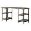 CoasterEveryday 801551 Kemper - 4-Shelf Writing Desk - Weathered Brown
