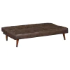 Coaster Fine Furniture 360237 Jenson - Upholstered Tufted Convertible Sofa Bed - Dark Coffee