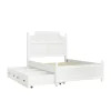 Samuel Lawrence Furniture S920-YBR-K11 Savannah - Full Poster Bed with Trundle - White Finish - White