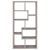 CoasterEveryday 801137 Theo - 7-Shelf Bookshelf - Gray Driftwood