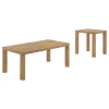 Coaster Fine Furniture 710868-S2 Castlewood - 2 Piece Cocktail Coffee Table Set - Washed Oak