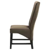 Coaster Fine Furniture 106388 Barrand - Upholstered Dining Side Chair (Set of 2) - Chocolate