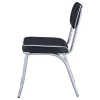 CoasterEveryday 2066 Retro - Upholstered Dining Side Chair (Set of 2) - Black