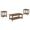 Coaster Fine Furniture 710548-S3A Payne - 3 Piece Coffee And End Table Set - Distressed Brown