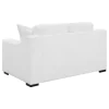 CoasterElevations 509892 Ashlyn - Upholstered Sloped Arm Loveseat - White