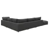 CoasterEssence 551324-SET Serene - 6 Piece Upholstered Modular Sectional Sofa - Charcoal