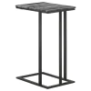 CoasterEssence 936034 Vicente - Marble Top C-Shaped Sofa Side Table - Gray