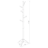 CoasterEveryday 900633 Devlin - 6 Hook Freestanding Wood Coat Rack Hat Hanger - Walnut