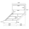 Coaster Fine Furniture 222931FB2 Marceline - Full Side Rails, Box 2 of 2 - White