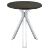 CoasterEssence 183131 Edgerton - Round Pub Height Bistro Bar Table - Dark Oak