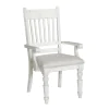 Samuel Lawrence Furniture S786-155 Valley Ridge - Dining Arm Chair - White