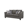 CoasterEssence 506021 Salizar - Upholstered Flared Arm Sofa - Charcoal Gray