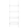 CoasterEssence 801553 Amaturo - 4-Shelf Acrylic Ladder Bookshelf - Clear