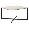 Coaster Fine Furniture 707698-S3 Tobin - 3 Piece Marble Top Coffee And End Table Set - White