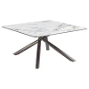 Coaster Fine Furniture 708138-S3 Carvell - 3 Piece Square Coffee And End Table Set - Mirage White