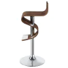 CoasterEssence 100396 Covina - Adjustable Bar Stool - Walnut