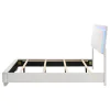 CoasterEssence 203500F Felicity - Wood Full LED Panel Bed - White High Gloss