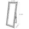 CoasterEssence 961427 Carisi - Crystal Acrylic Standing - Silver