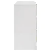 Coaster Fine Furniture 223093 Ines - 6-Drawer Bedroom Dresser Cabinet - White High Gloss