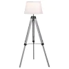 Coaster Fine Furniture 920212 Dayton - Empire Shade Metal Tripod Floor Lamp - Gray
