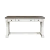 Samuel Lawrence Furniture S786-910 Valley Ridge - 3-Drawer Desk - White