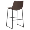 CoasterEveryday 102536 Michelle - Upholstered Bar Chair (Set of 2) - Brown