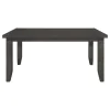 CoasterEveryday 102721GRY Dalila - Rectangular Wood Dining Table - Dark Gray