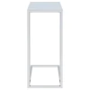 CoasterEveryday 900250 Stella - Glass Top C-Shaped Sofa Side Table - Chrome