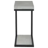 CoasterEveryday 902933 Beck - Engineered Wood C-Shape Sofa Side Table - Cement