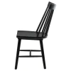 Coaster Fine Furniture 108546BLK Middleton - Solid Wood Dining Side Chair Black (Set of 2) - Black