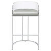 CoasterElevations 183406 Thermosolis - Clear Acrylic Bar Chair (Set of 2) - Chrome