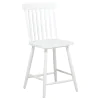 Coaster Fine Furniture 122508-S5W Andrews - 5 Piece Round Counter Dining Set - Light Ash And White
